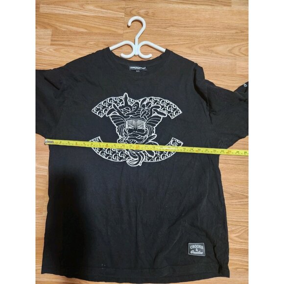 Crooks And Castle Black T-Shirt Size XL Pre-Owned - Picture 9 of 10